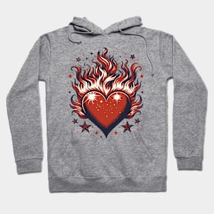 Burning heart Hoodie